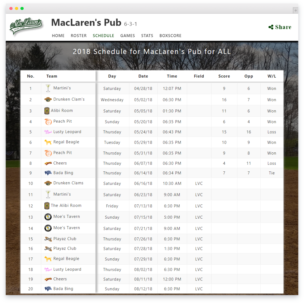 baseball stats software for mac